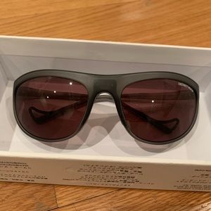 District Vision black rose takeyoshi gray running sunglasses.